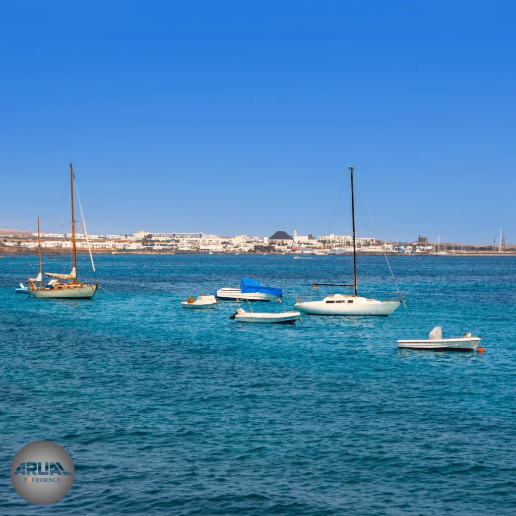 Vista general de la costa sur de Lanzarote desde el ARUAL.
